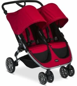 Britax B-Agile Double Stroller - Red