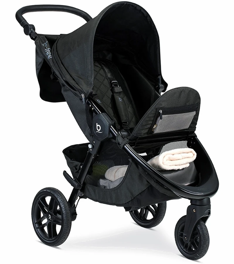 Britax B-Free Premium Stroller - Black Shimmer 6 Britax B-Free Premium Stroller - Black Shimmer - Image 4