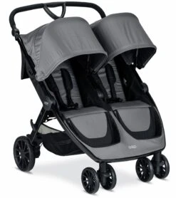 Britax B-Lively Double Stroller - Dove -Babyzen || Baby Jogger Shop britax b lively double stroller dove 181
