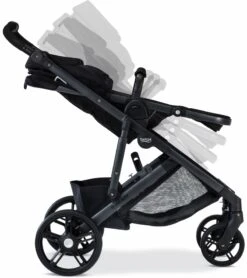 Britax B-Ready 2017 Single-to-Double Stroller - Black -Babyzen || Baby Jogger Shop britax b ready 2017 single to double stroller black 55