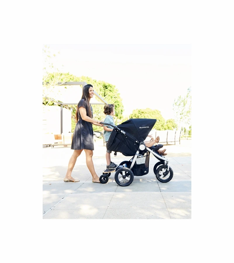 Bumbleride 2017 Indie Twin Stroller - Matte Black 4 Bumbleride 2017 Indie Twin Stroller - Matte Black - Image 2
