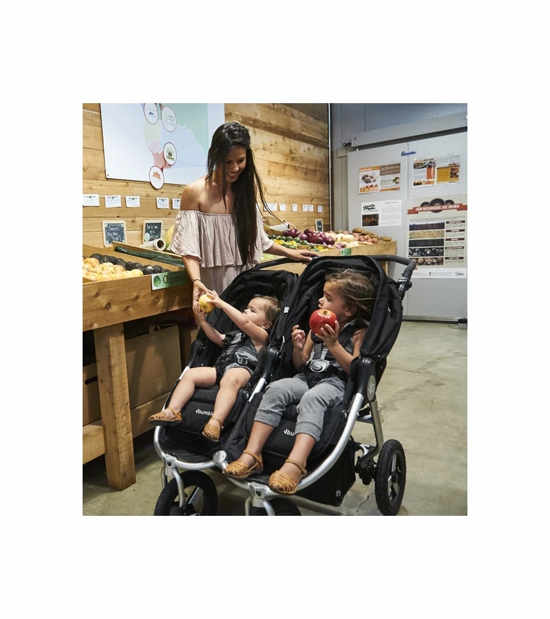 Bumbleride 2017 Indie Twin Stroller - Matte Black 6 Bumbleride 2017 Indie Twin Stroller - Matte Black - Image 4