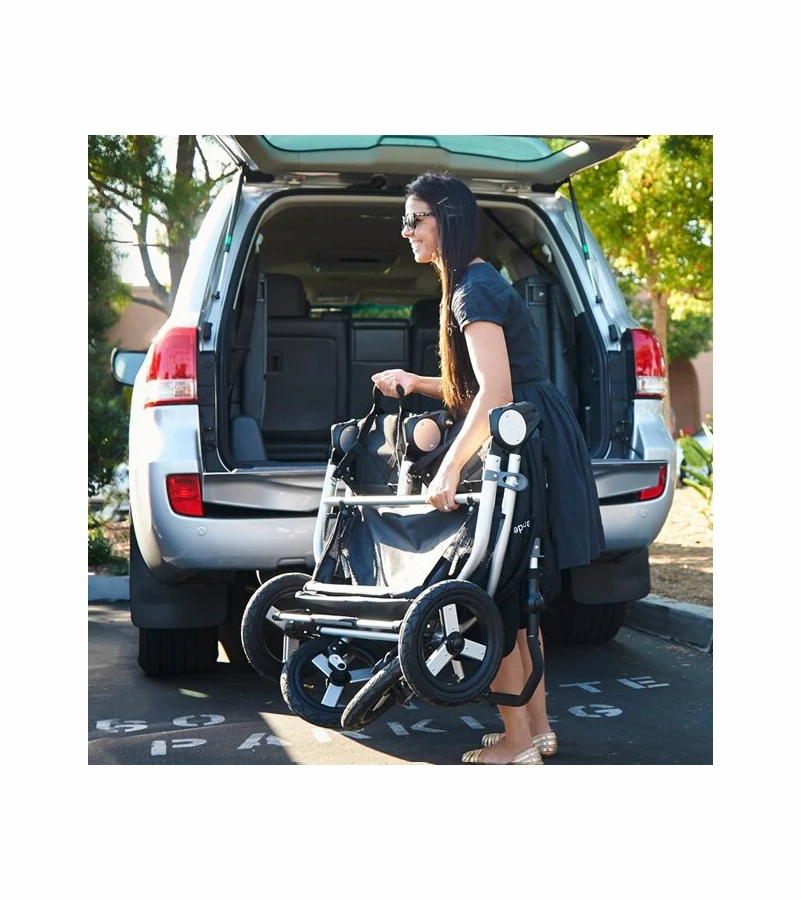 Bumbleride 2017 Indie Twin Stroller - Matte Black 8 Bumbleride 2017 Indie Twin Stroller - Matte Black - Image 6