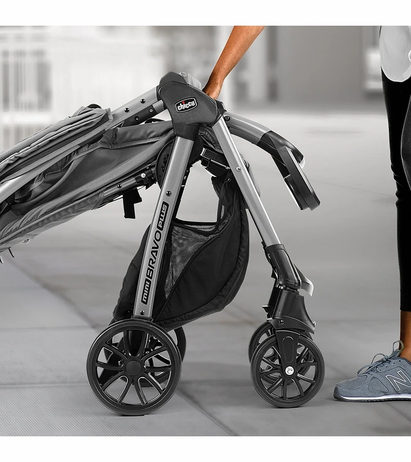 Chicco Mini Bravo Plus Compact Stroller - Eucalyptus 8 Chicco Mini Bravo Plus Compact Stroller - Eucalyptus - Image 6