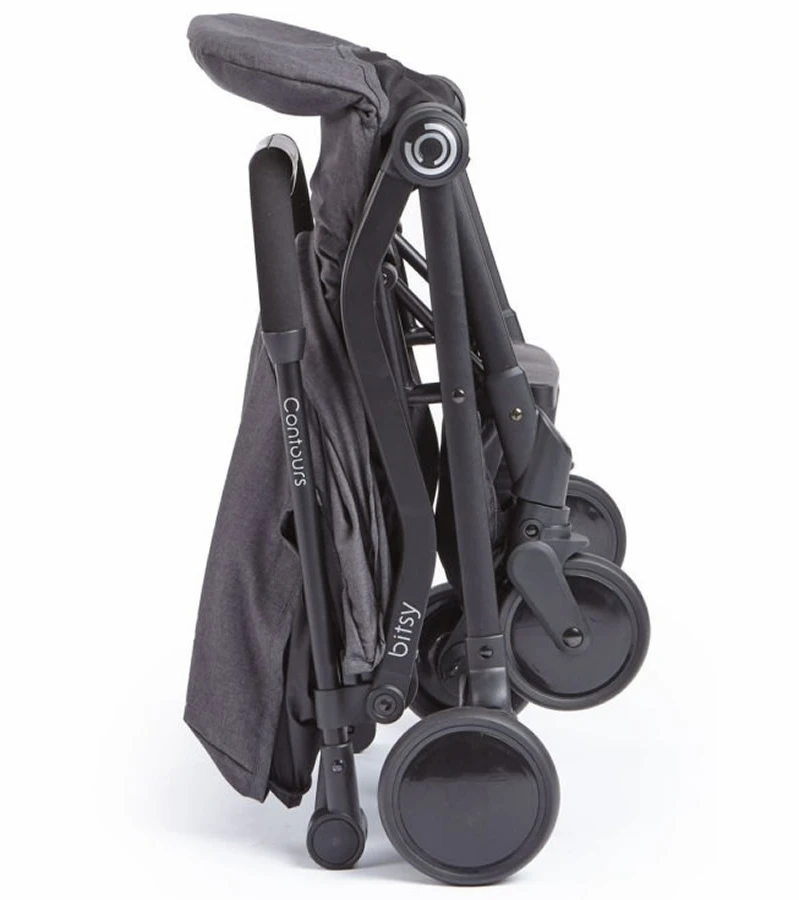 Contours Bitsy Compact Fold Stroller - Midnight 7 Contours Bitsy Compact Fold Stroller - Midnight - Image 5