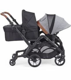 Contours Curve Double Stroller - Graphite Gray -Babyzen || Baby Jogger Shop contours curve double stroller graphite gray 240