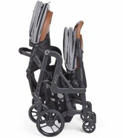 Contours Curve Double Stroller - Graphite Gray -Babyzen || Baby Jogger Shop contours curve double stroller graphite gray 243