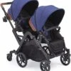 Contours Curve Double Stroller - Indigo Blue -Babyzen || Baby Jogger Shop contours curve double stroller indigo blue 237