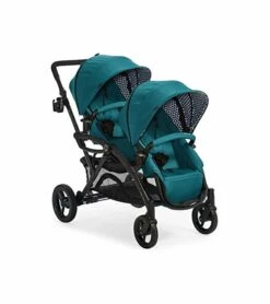 Contours Options Elite Tandem Stroller - Aruba Teal