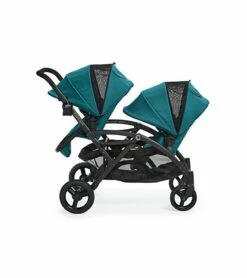 Contours Options Elite Tandem Stroller - Aruba Teal -Babyzen || Baby Jogger Shop contours options elite tandem stroller aruba teal 47