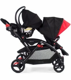 Contours Options Tandem Stroller - Red Velvet -Babyzen || Baby Jogger Shop contours options tandem stroller red velvet 133