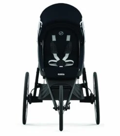 Cybex AVI Jogging Stroller Bundle - Black Frame + Silver Pink Seat Pack -Babyzen || Baby Jogger Shop cybex avi jogging stroller bundle black frame silver pink seat pack 229