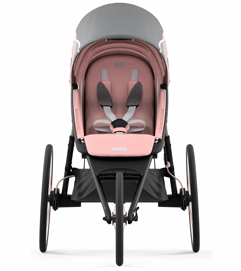 Cybex AVI Jogging Stroller Bundle - Black/Pink Frame + All Black Seat Pack 6 Cybex AVI Jogging Stroller Bundle - Black/Pink Frame + All Black Seat Pack - Image 4