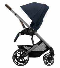 Cybex Balios S Lux 2 Stroller + Cot S Lux 2 Bundle - Silver Frame / Ocean Blue -Babyzen || Baby Jogger Shop cybex balios s lux 2 stroller cot s lux 2 bundle silver frame ocean blue 144