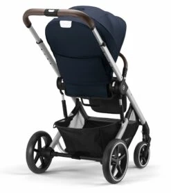 Cybex Balios S Lux 2 Stroller - Silver Frame / Ocean Blue -Babyzen || Baby Jogger Shop cybex balios s lux 2 stroller silver frame ocean blue 146