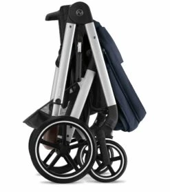 Cybex Balios S Lux 2 Stroller - Silver Frame / Ocean Blue -Babyzen || Baby Jogger Shop cybex balios s lux 2 stroller silver frame ocean blue 147