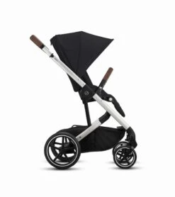 Cybex Balios S Lux Full Size Stroller + Cot S Bassinet Bundle - Deep Black -Babyzen || Baby Jogger Shop cybex balios s lux full size stroller cot s bassinet bundle soho grey 79