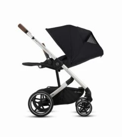 Cybex Balios S Lux Full Size Stroller + Cot S Bassinet Bundle - Deep Black -Babyzen || Baby Jogger Shop cybex balios s lux full size stroller cot s bassinet bundle soho grey 81