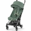 Cybex COYA Compact Stroller - Chrome / Dark Brown / Leaf Green -Babyzen || Baby Jogger Shop cybex coya compact stroller chrome dark brown leaf green 7