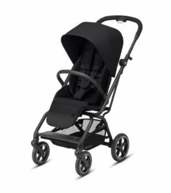 Cybex Eezy S Twist+ 2 Stroller - Deep Black -Babyzen || Baby Jogger Shop cybex eezy s twist 2 stroller deep black 297