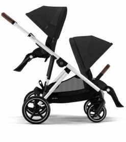 Cybex Gazelle S 2 Stroller + Cot Bundle - Black Frame / Moon Black -Babyzen || Baby Jogger Shop cybex gazelle s 2 cot aton 2 travel system bundle taupe frame sky blue lavastone black 52 5