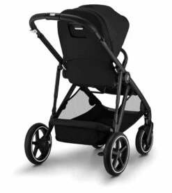 Cybex Gazelle S 2 Single-to-Double Stroller - Black Frame / Moon Black -Babyzen || Baby Jogger Shop cybex gazelle s 2 single to double stroller black frame moon black 11