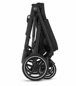 Cybex Gazelle S 2 Single-to-Double Stroller - Black Frame / Moon Black -Babyzen || Baby Jogger Shop cybex gazelle s 2 single to double stroller black frame moon black 12