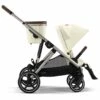 Cybex Gazelle S 2 Single-to-Double Stroller - Taupe Frame / Seashell Beige -Babyzen || Baby Jogger Shop cybex gazelle s 2 single to double stroller taupe frame seashell beige 135