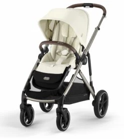 Cybex Gazelle S 2 Single-to-Double Stroller - Taupe Frame / Seashell Beige -Babyzen || Baby Jogger Shop cybex gazelle s 2 single to double stroller taupe frame seashell beige 137