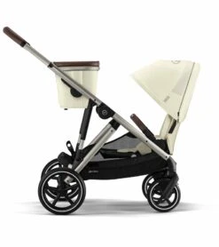 Cybex Gazelle S 2 Single-to-Double Stroller - Taupe Frame / Seashell Beige -Babyzen || Baby Jogger Shop cybex gazelle s 2 single to double stroller taupe frame seashell beige 139