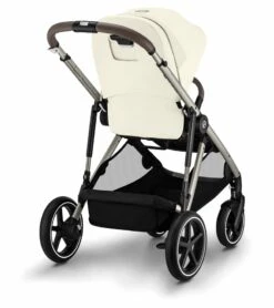 Cybex Gazelle S 2 Single-to-Double Stroller - Taupe Frame / Seashell Beige -Babyzen || Baby Jogger Shop cybex gazelle s 2 single to double stroller taupe frame seashell beige 140