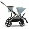 Cybex Gazelle S 2 Single-to-Double Stroller - Taupe Frame / Sky Blue -Babyzen || Baby Jogger Shop cybex gazelle s 2 single to double stroller taupe frame sky blue 147