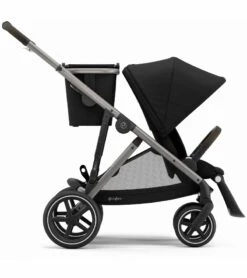 Cybex Gazelle S Double Stroller Bundle - Deep Black / Moon Black (Taupe Frame) -Babyzen || Baby Jogger Shop cybex gazelle s double stroller bundle deep black moon black taupe frame 43