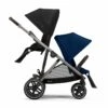 Cybex Gazelle S Double Stroller Bundle - Navy Blue / Moon Black (Taupe Frame) 2 Cybex Gazelle S Double Stroller Bundle - Navy Blue / Moon Black (Taupe Frame) -Babyzen || Baby Jogger Shop cybex gazelle s double stroller bundle navy blue moon black taupe frame 36