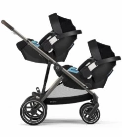 Cybex Gazelle S Double Stroller - Classic Beige (Taupe Frame) -Babyzen || Baby Jogger Shop cybex gazelle s double stroller classic beige taupe frame 94
