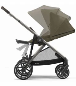Cybex Gazelle S Double Stroller - Classic Beige (Taupe Frame) -Babyzen || Baby Jogger Shop cybex gazelle s double stroller classic beige taupe frame 95