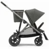 Cybex Gazelle S Single-to-Double Stroller - Soho Grey (Taupe Frame) -Babyzen || Baby Jogger Shop cybex gazelle s single to double stroller soho grey taupe frame 70