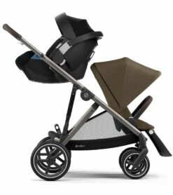 Cybex Gazelle S Stroller & Cot - Classic Beige (Taupe Frame) -Babyzen || Baby Jogger Shop cybex gazelle s stroller cot classic beige taupe frame 39