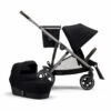 Cybex Gazelle S Stroller & Cot - Deep Black (Taupe Frame) -Babyzen || Baby Jogger Shop cybex gazelle s stroller cot deep black taupe frame 35