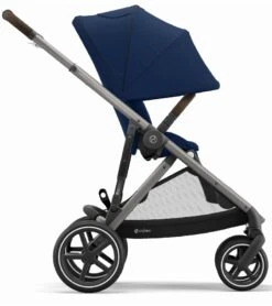 Cybex Gazelle S Stroller & Cot - Navy Blue (Taupe Frame) -Babyzen || Baby Jogger Shop cybex gazelle s stroller cot navy blue taupe frame 17