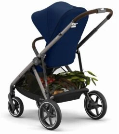 Cybex Gazelle S Stroller & Cot - Navy Blue (Taupe Frame) -Babyzen || Baby Jogger Shop cybex gazelle s stroller cot navy blue taupe frame 20