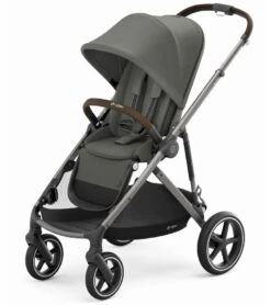 Cybex Gazelle S Single-to-Double Stroller - Soho Grey (Taupe Frame) -Babyzen || Baby Jogger Shop cybex gazelle s stroller cot soho grey taupe frame 42 1