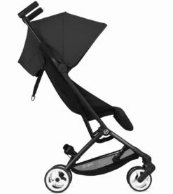 Cybex Libelle Compact Stroller + Travel Bag Bundle - Deep Black / Black -Babyzen || Baby Jogger Shop cybex libelle compact stroller travel bag bundle classic beige black 140 1