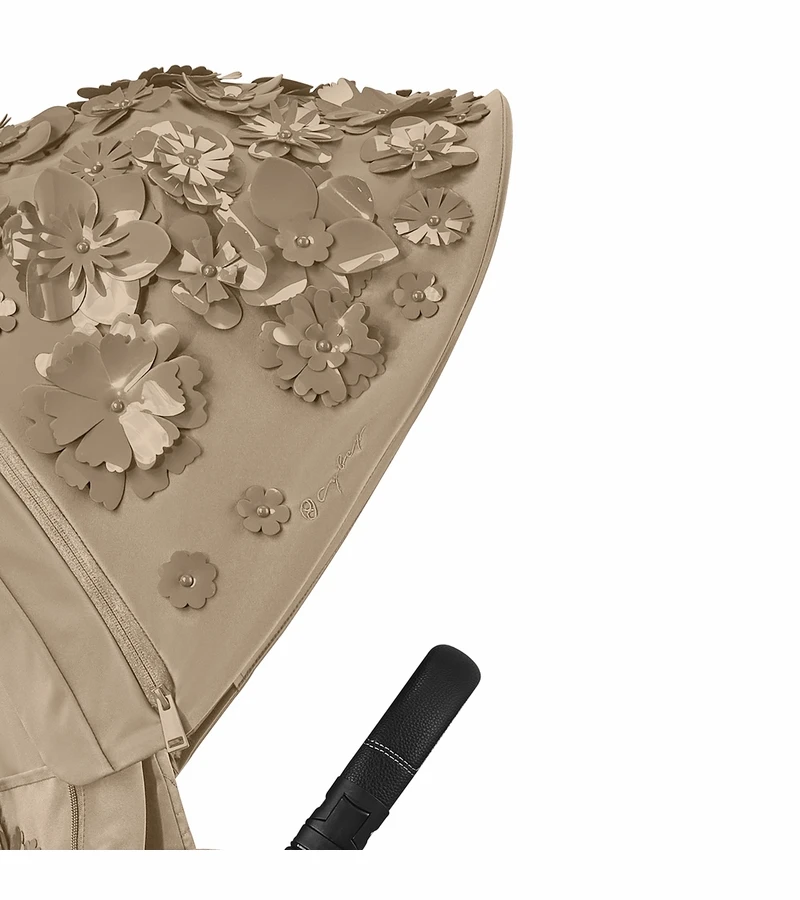 Cybex Mios 2 Complete Stroller With Lux Bassinet Bundle - Simply Flowers - Nude Beige 5 Cybex Mios 2 Complete Stroller With Lux Bassinet Bundle - Simply Flowers - Nude Beige - Image 3