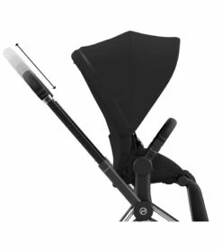 Cybex Priam 4 Stroller (One Box) - Chrome / Black / Deep Black -Babyzen || Baby Jogger Shop cybex priam 4 stroller one box chrome black deep black 167