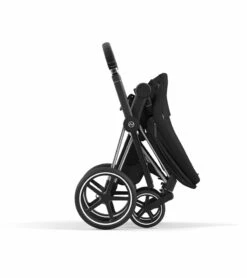 Cybex Priam 4 Stroller (One Box) - Chrome / Black / Deep Black -Babyzen || Baby Jogger Shop cybex priam 4 stroller one box chrome black deep black 169