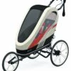 Cybex Zeno Multisport Trailer Bundle - Black Frame + Bleached Sand Seat Pack -Babyzen || Baby Jogger Shop cybex zeno multisport trailer bundle black frame bleached sand seat pack 185