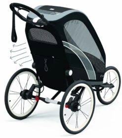 Cybex Zeno Multisport Trailer Bundle - Black Frame + Bleached Sand Seat Pack 12 Cybex Zeno Multisport Trailer Bundle - Black Frame + Bleached Sand Seat Pack -Babyzen || Baby Jogger Shop cybex zeno multisport trailer bundle black frame bleached sand seat pack 188