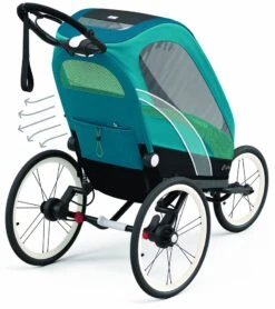 Cybex Zeno Multisport Trailer Bundle - Black Frame + Maliblue Seat Pack 12 Cybex Zeno Multisport Trailer Bundle - Black Frame + Maliblue Seat Pack -Babyzen || Baby Jogger Shop cybex zeno multisport trailer bundle black frame maliblue seat pack 193