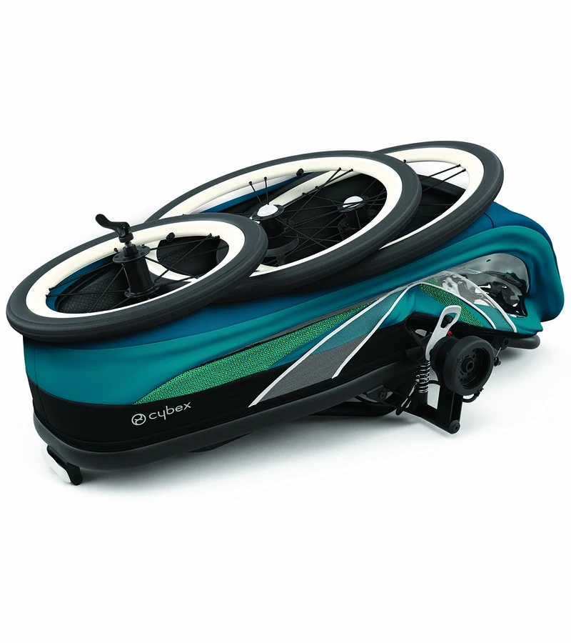 Cybex Zeno Multisport Trailer Bundle - Black Frame + Maliblue Seat Pack 9 Cybex Zeno Multisport Trailer Bundle - Black Frame + Maliblue Seat Pack - Image 7